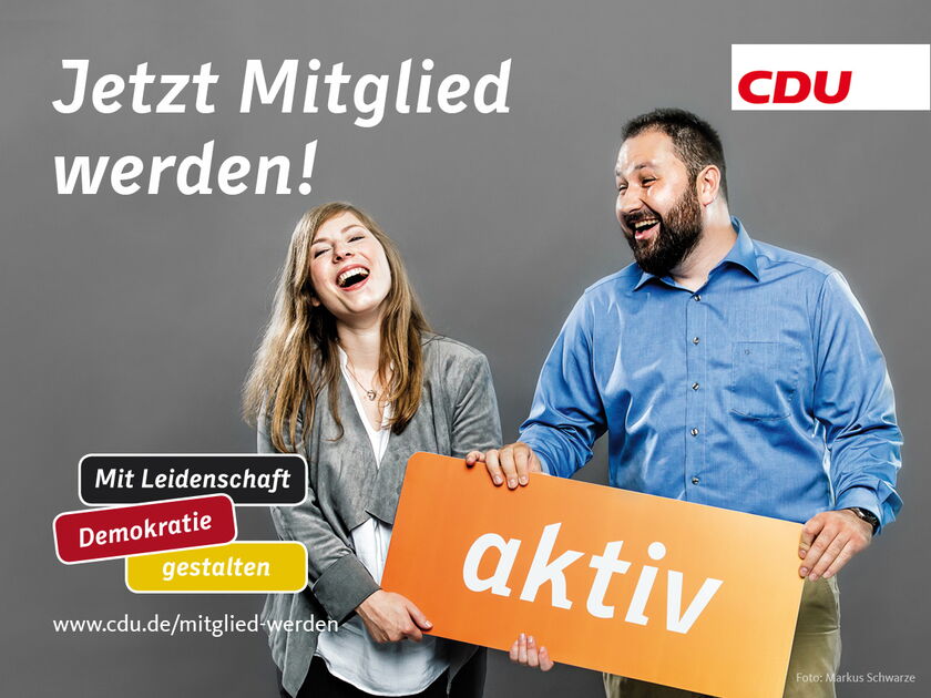 Werbekampagne: Jetzt Mitglied werden!