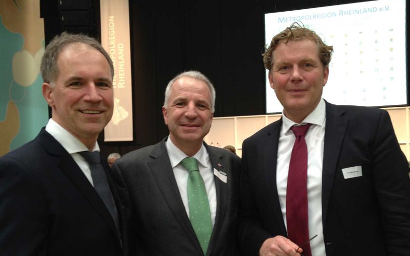 v.l.n.r.: Dr. Norbert Reinkober, Rainer Deppe MdL, Dr. Reimar Molitor