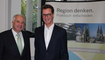 Rainer Deppe (links) und Hendrik Wüst (rechts)
