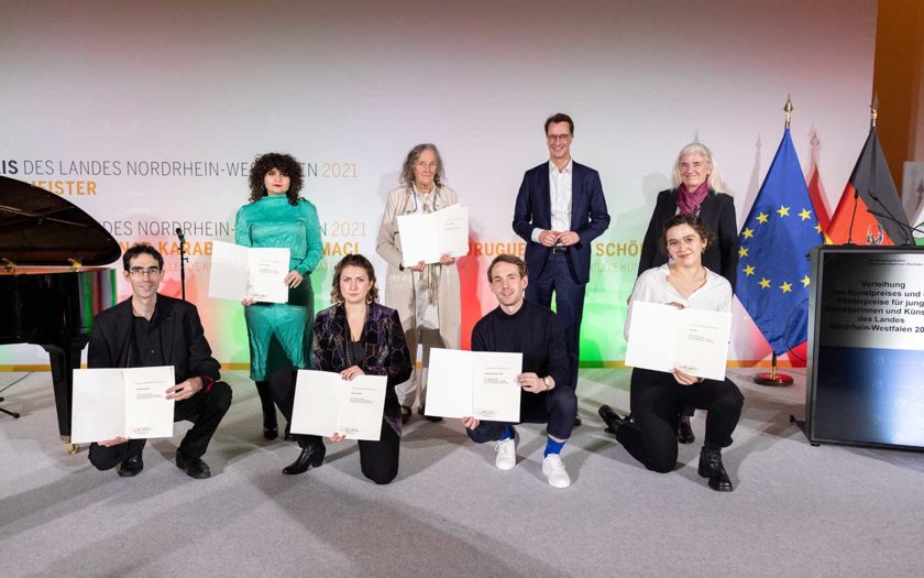 Preisträger des NRW-Kunstpreises - Quelle: Land NRW / Marcel Kutsch