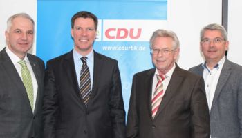 v.l.n.r.: Rainer Deppe, Stephan Santelmann, Holger Müller und Lutz Urbach