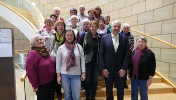 Kleiderkammer Odenthal zu Besuch im Landtag