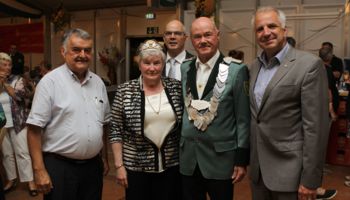 Rainer Deppe beim Krönungsball des Schützenvereins SV-Trompete in Leichlingen