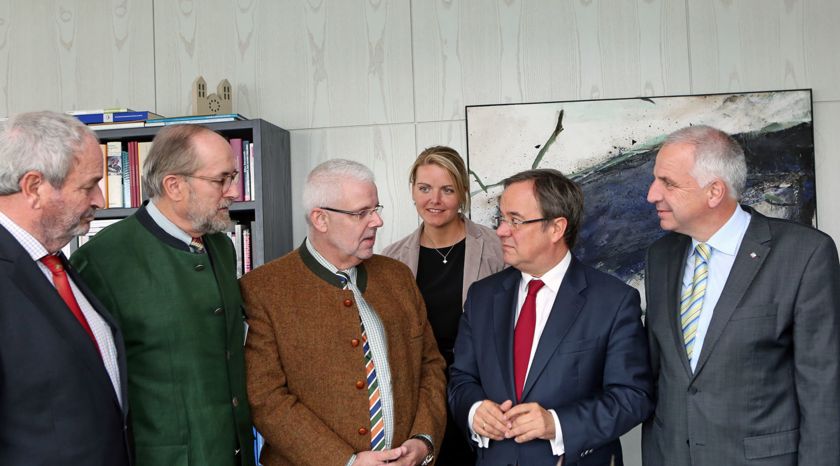 Georg Kurella, Hans-Jürgen Thies, Ralph Müller-Schallenberg, Christina Schulze Föcking MdL, Armin Laschet MdL, Rainer Deppe MdL