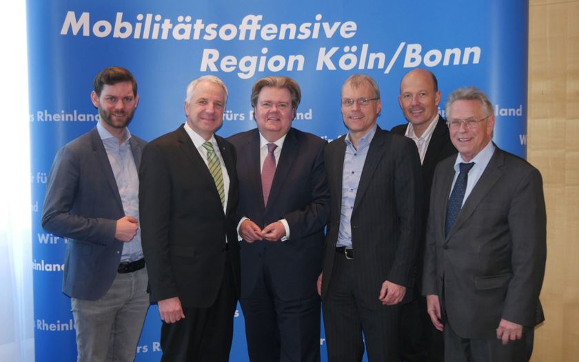 v.l.n.r.: Florian Braun, Rainer Deppe, Klaus Voussem, Oliver Krauß, Frank Rock und Holger Müller