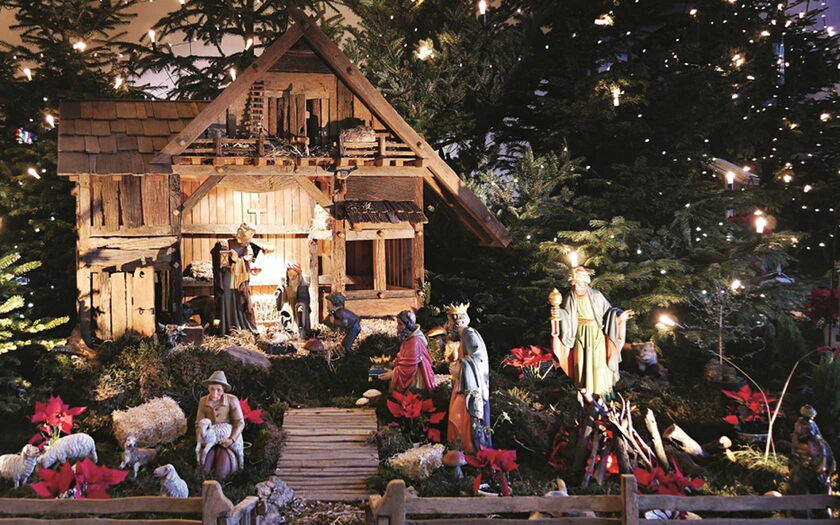 Weihnachtskrippe aus der Katholischen Kirchengemeinde St. Rochus in Overath-Heiligenhaus