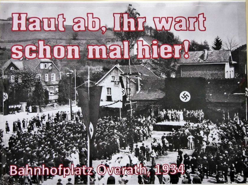 Bahnhofplatz Overath 1934