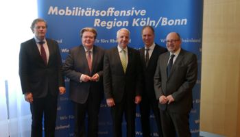v.l.n.r.: Dr. Reimar Molitor, Klaus Voussem, Rainer Deppe, Dr. Norbert Reinkober und Benedikt Hauser