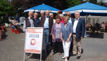 Rainer Deppe beim Fest der Tafel in Kürten
