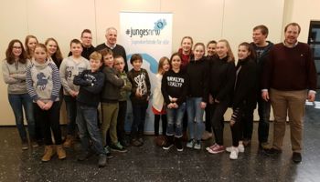 Rainer Deppe besuchte im Rahmen der Aktion #JungesNRW die Katholische Landjugendbewegung in Kürten-Bechen
