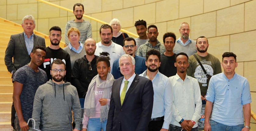 Integrationsgruppe der Pfarrcaritas aus Overath