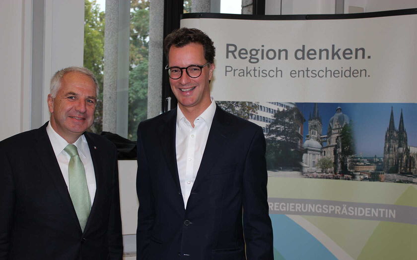 Rainer Deppe (links) und Hendrik Wüst (rechts)