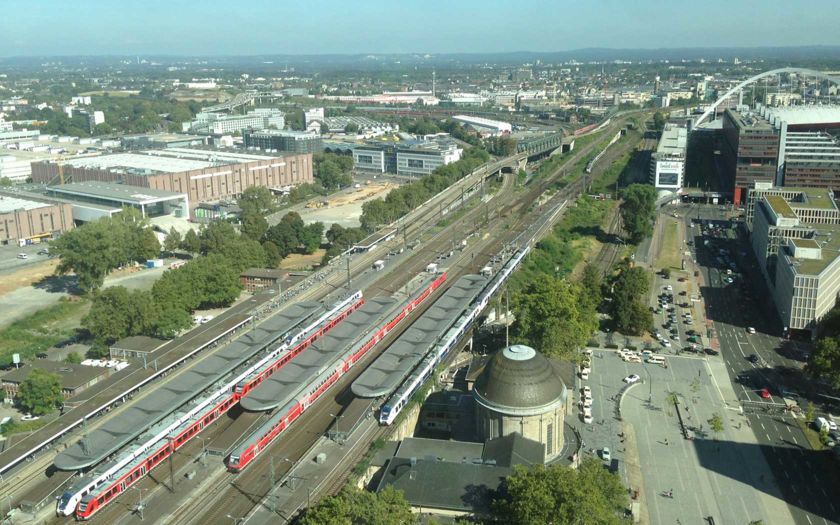 Bahnhof Deutz und Messe in Köln