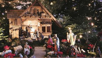 Weihnachtskrippe aus der Katholischen Kirchengemeinde St. Rochus in Overath-Heiligenhaus
