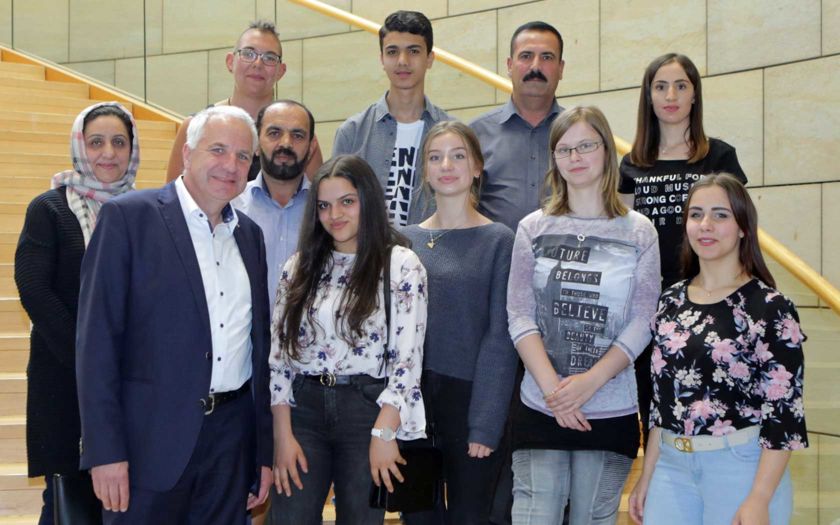 Beste Schülerinnen und Schüler des Berufskollegs zu Gast im Landtag