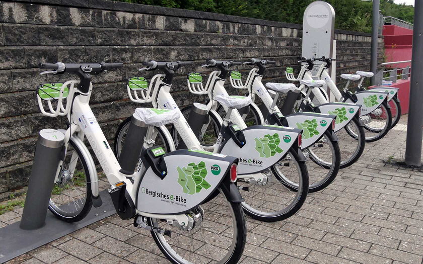 Bergisches e-Bike ist das bundesweit erste kreisweite E-Bike-Verleihsystem