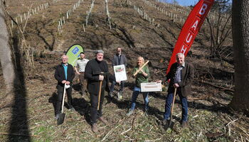 Foto: Hans-Jürgen Bauer; v.l.n.r.: Alfons Jost, Tobias Klein, Dirk Bertelmann, Frank Rinkens, Linda Korinth, Rainer Deppe