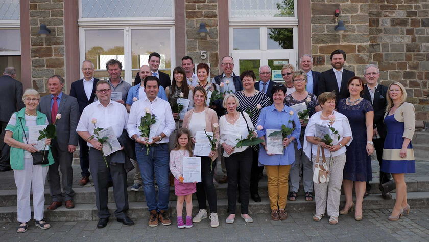 Preisträger des Ehrenamtspreises der CDU Overath: die Overather Beetpaten