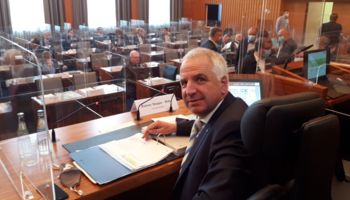 Rainer Deppe nach einer Sitzung des Regionalrates