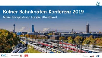 Kölner Bahnknoten-Konferenz 2019 - Titelbild