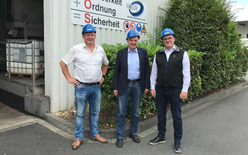 v.l.n.r.: Bernd Dorlöchter, Rainer Deppe, Guido Schmidt