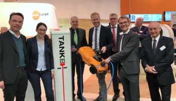 CDU-Abgeordnete des Ausschusses für Wirtschaft, Energie und Landesplanung auf der Messe E-world