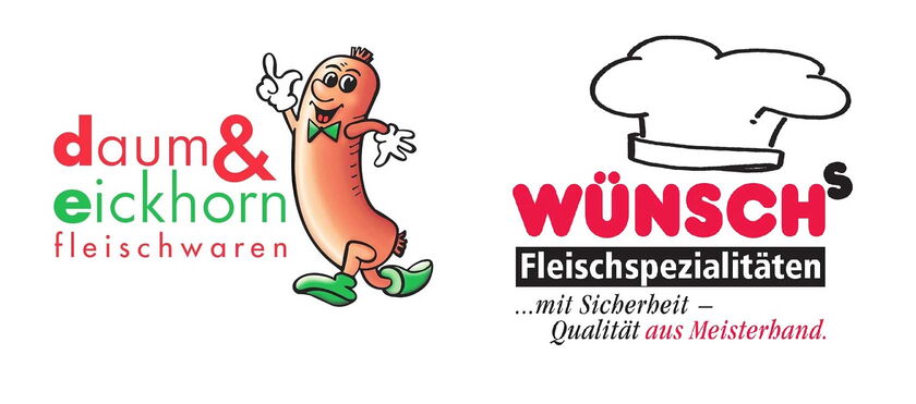 Logo Daum & Eickhorn Fleischwaren aus Wermelskirchen und Wünsch’s Fleischspezialitäten aus Bergisch Gladbach
