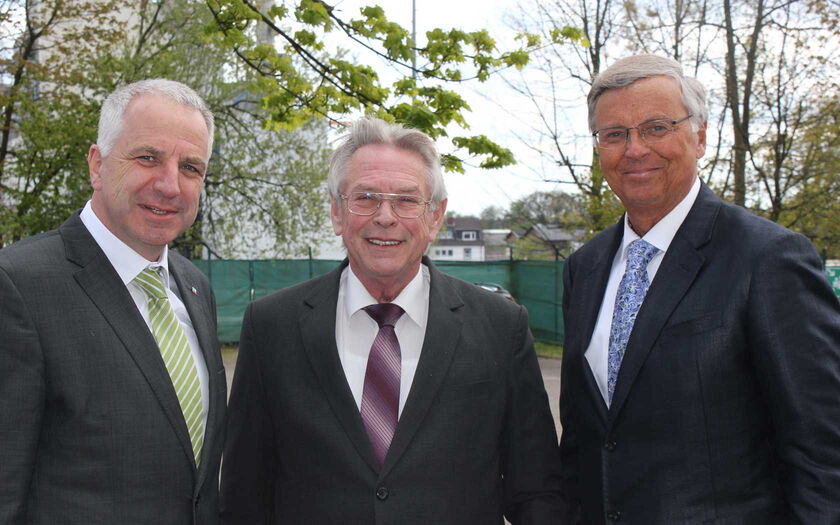 v.l.n.r.: Rainer Deppe, Holger Müller und Wolfgang Bosbach