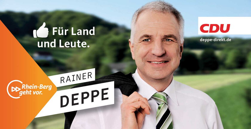 Kandidatenkarte 2017 von Rainer Deppe - Vorderseite