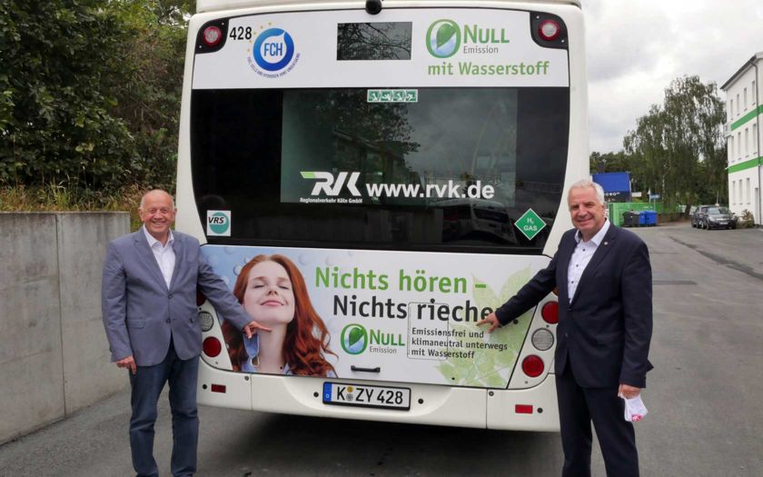 Eugen Puderbach (Geschäftsführer RVK) und Rainer Deppe MdL