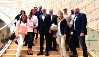 Wirtschaftsjunioren zu Besuch im Landtag