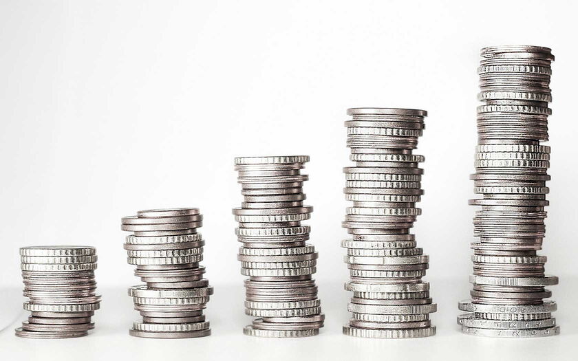 Münzenstapel - Bild von Kevin Schneider / Pixabay