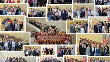 Collage: 23 Besuchergruppen in 2019