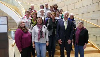 Kleiderkammer Odenthal zu Besuch im Landtag