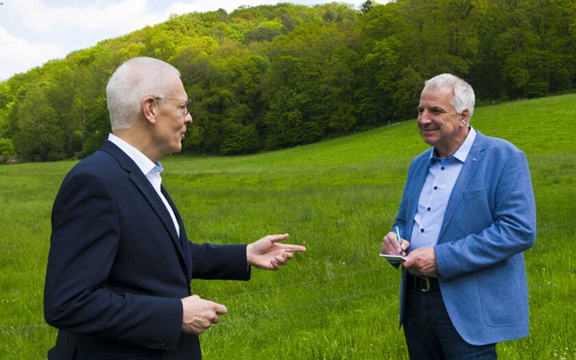 Dr. Hermann-Josef Tebroke und Rainer Deppe