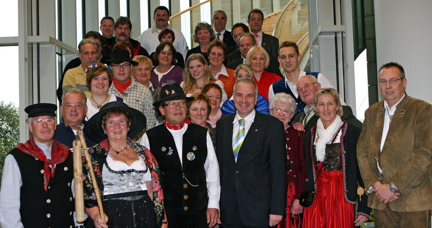 Empfang der Erntepaare aus dem Rheinisch-Bergischen Kreis