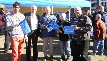 v.l.n.r.: Paulo Ferreira de Rocha, Rainer Deppe, Nils Moelle, Stefan Hertel, Thomas Göbbels