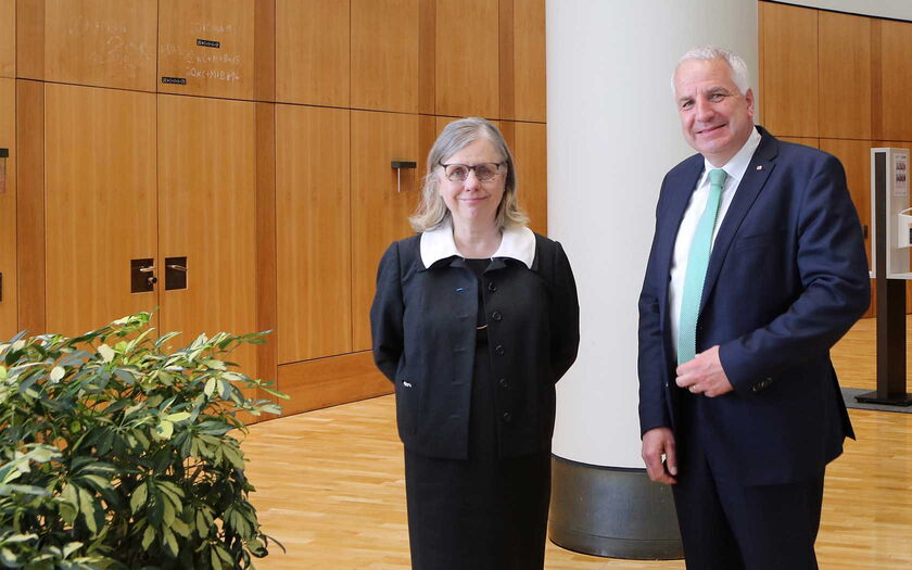 Prof. Barbara Dauner-Lieb und Rainer Deppe