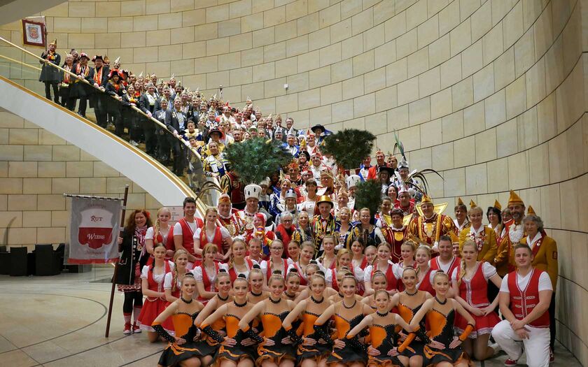 Tollitätentreffen aus dem Rheinisch-Bergischen Kreis im Landtag NRW