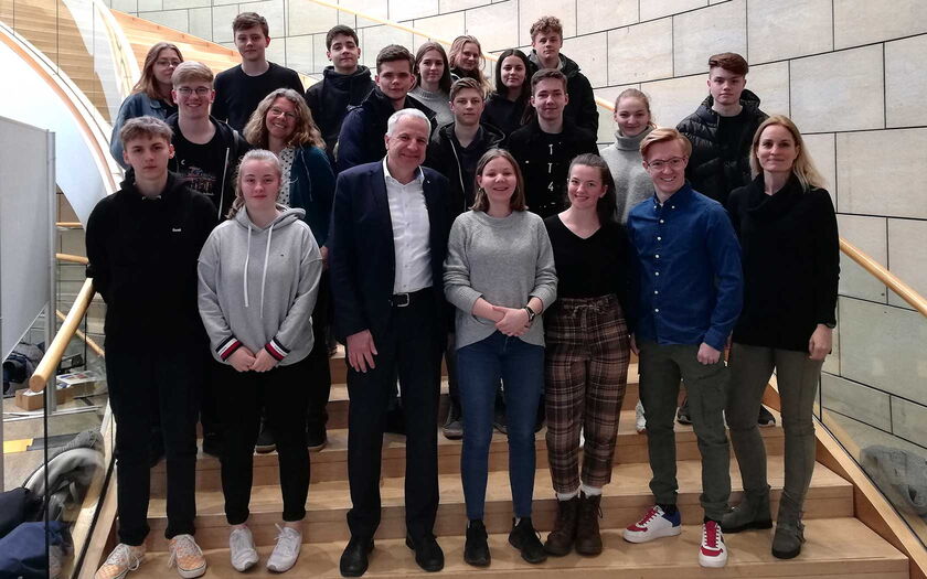 Paul-Klee-Gymnasium Overath beim Girl’s and Boy’s Day im Landtag