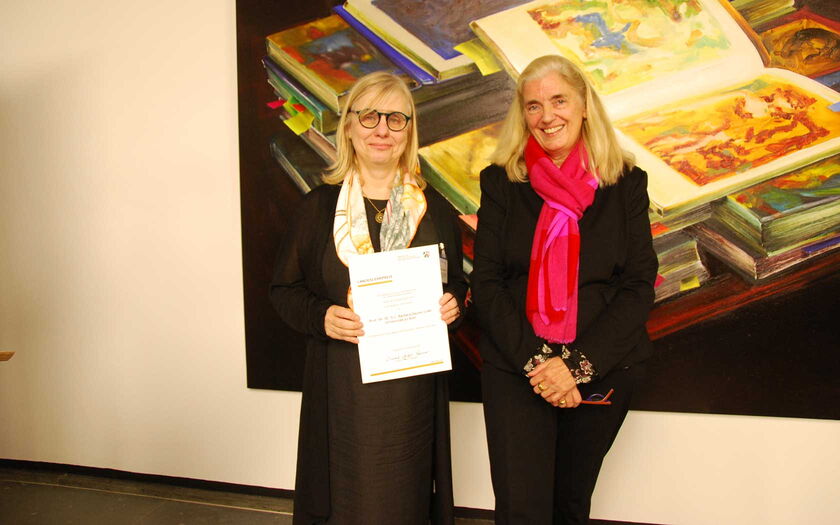 v. l. n. r.: Barbara Dauner-Lieb, Isabel Pfeiffer-Poensgen (Ministerin für Kultur und Wissenschaft des Landes Nordrhein-Westfalen) / MKW 2019