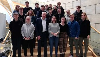 Paul-Klee-Gymnasium Overath beim Girl’s and Boy’s Day im Landtag