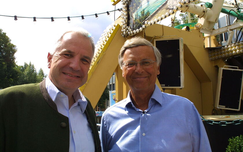 Rainer Deppe (links) und Wolfgang Bosbach (rechts)