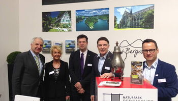 Rainer Deppe auf der Messe ITB in Berlin